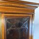 Antique Edwardian Bureau Bookcase with Inlaid Floral Detail – Early 20th Ce