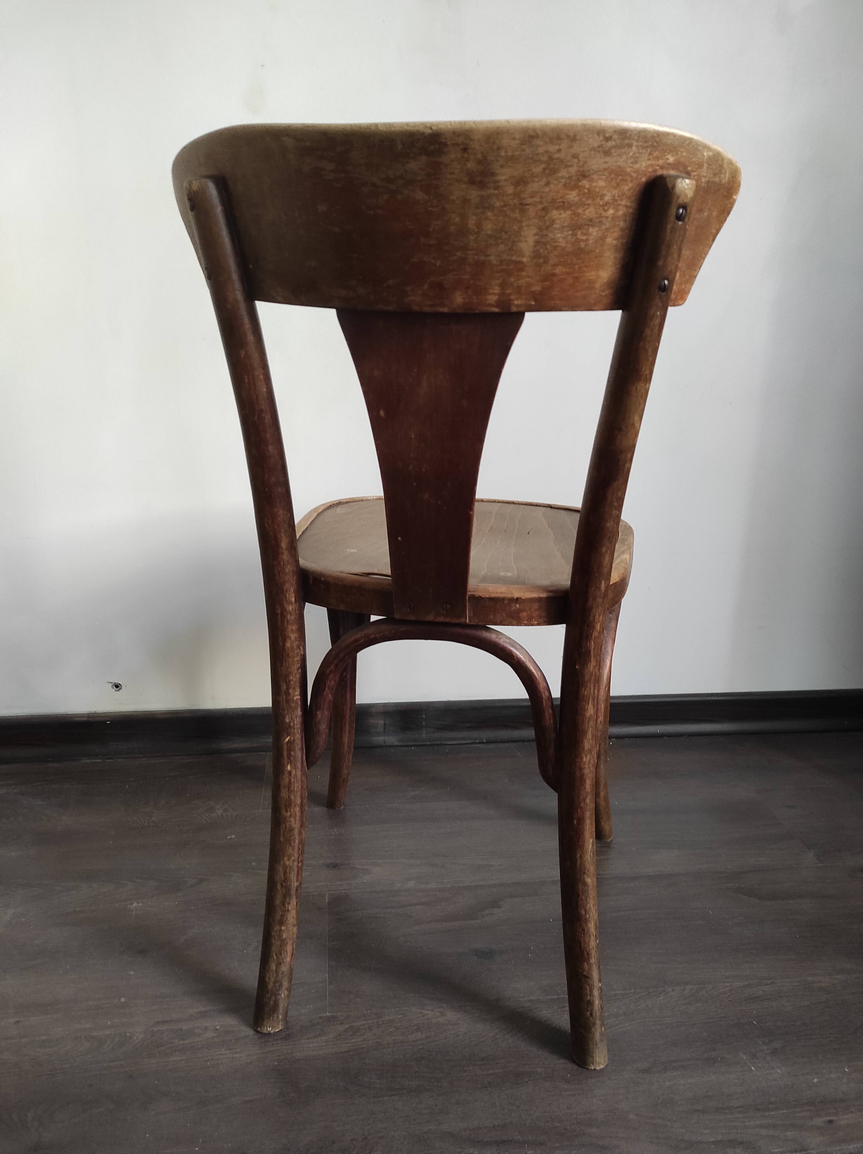 Classic wooden bistro chair