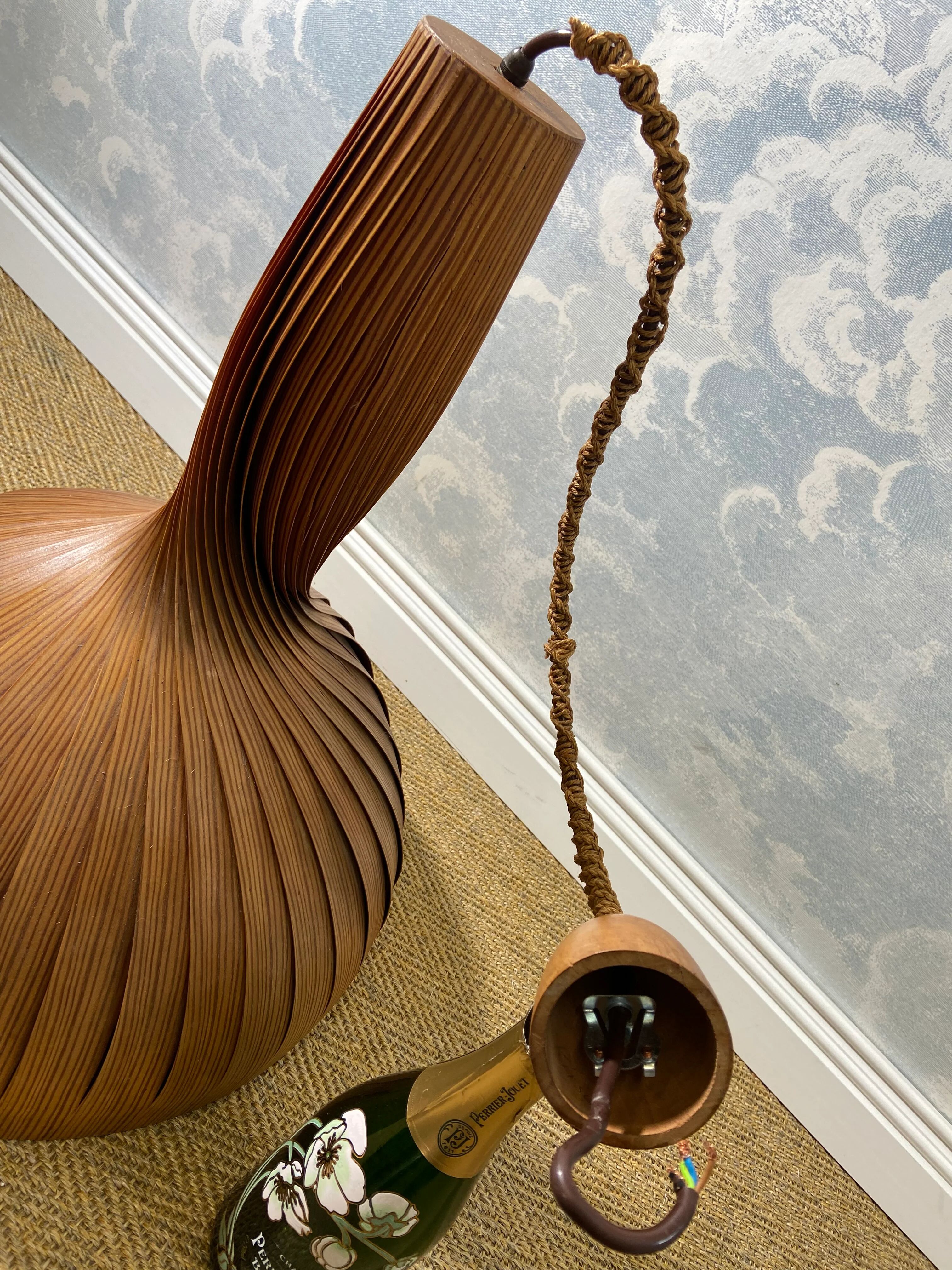 Spiral suspension by Hans-Agne Jakobsson, Sweden, 1960s.