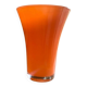 Vintage Opaline Glass Vase Orange - 1970s - Pop Style