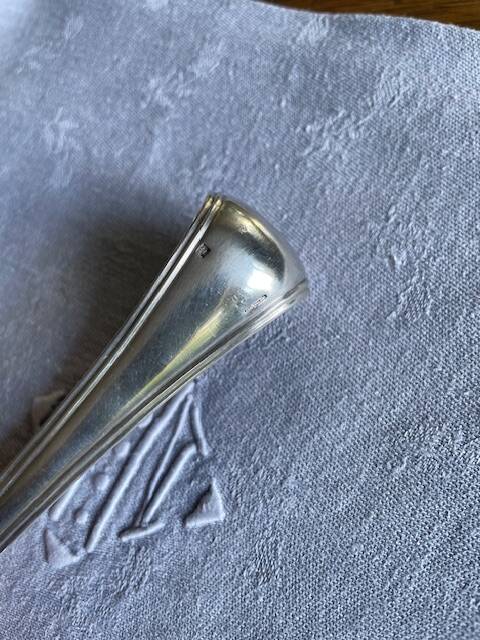 silver-plated sugar tongs Christofle lion claws