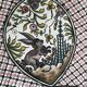Portuguese plate signed Estrela de Conimbriga, 17th century Colours decor