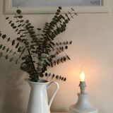 White ceramic lamp