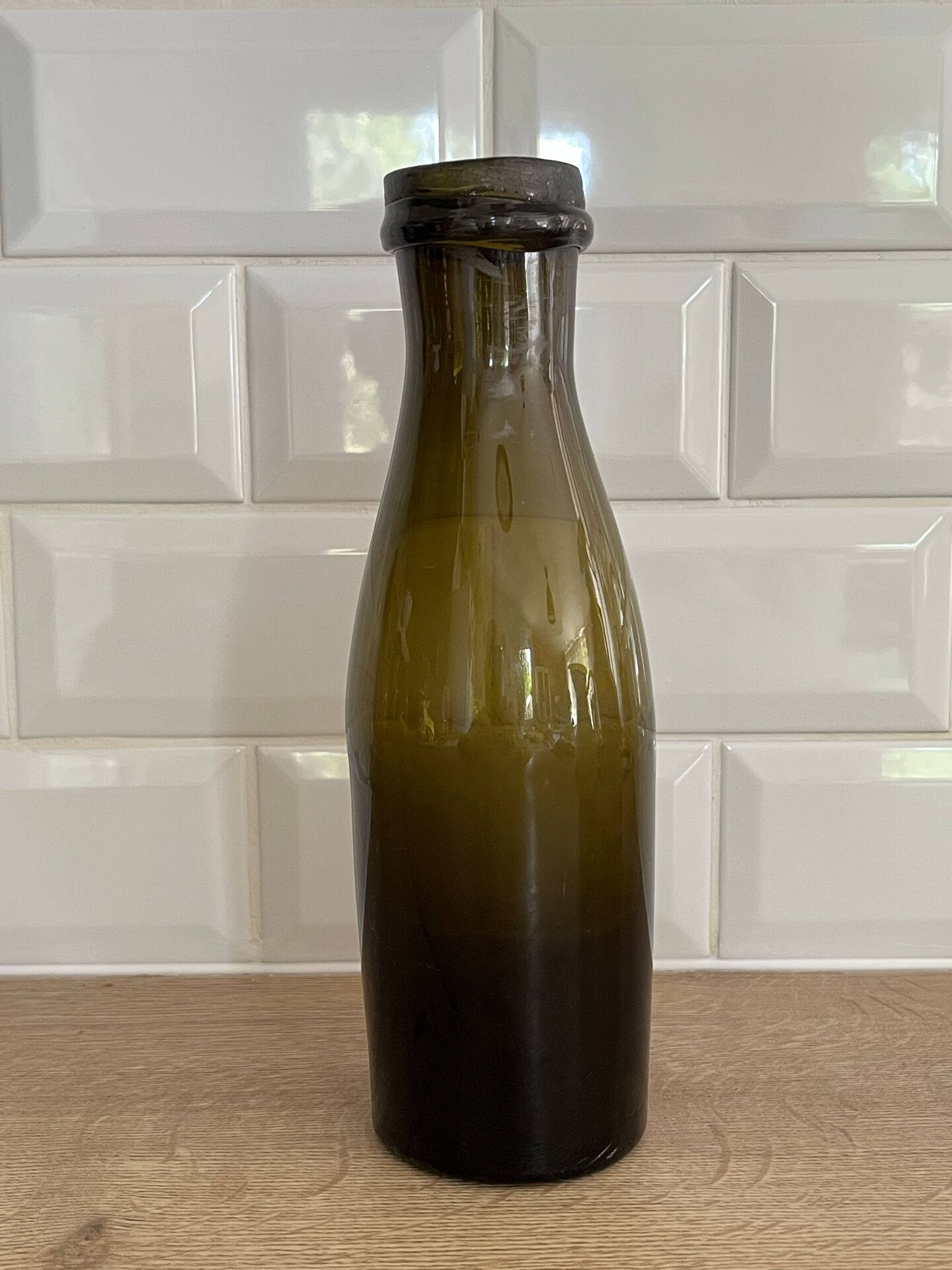Set of 4 vintage bottle vases