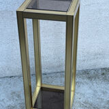 Modern vintage gold-plated console table