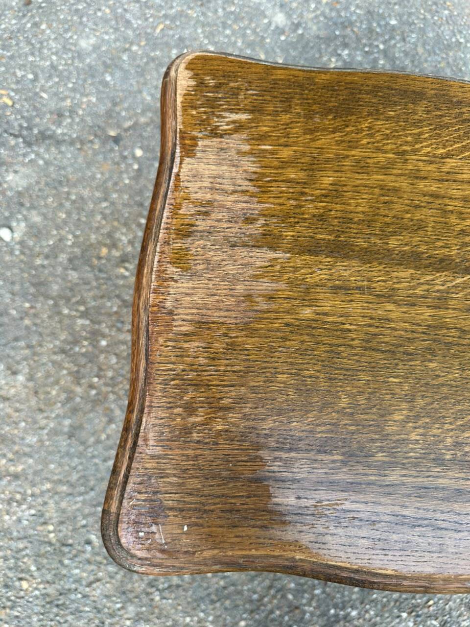 Nightstand - work table - wooden sewing box in Louis XV style 197