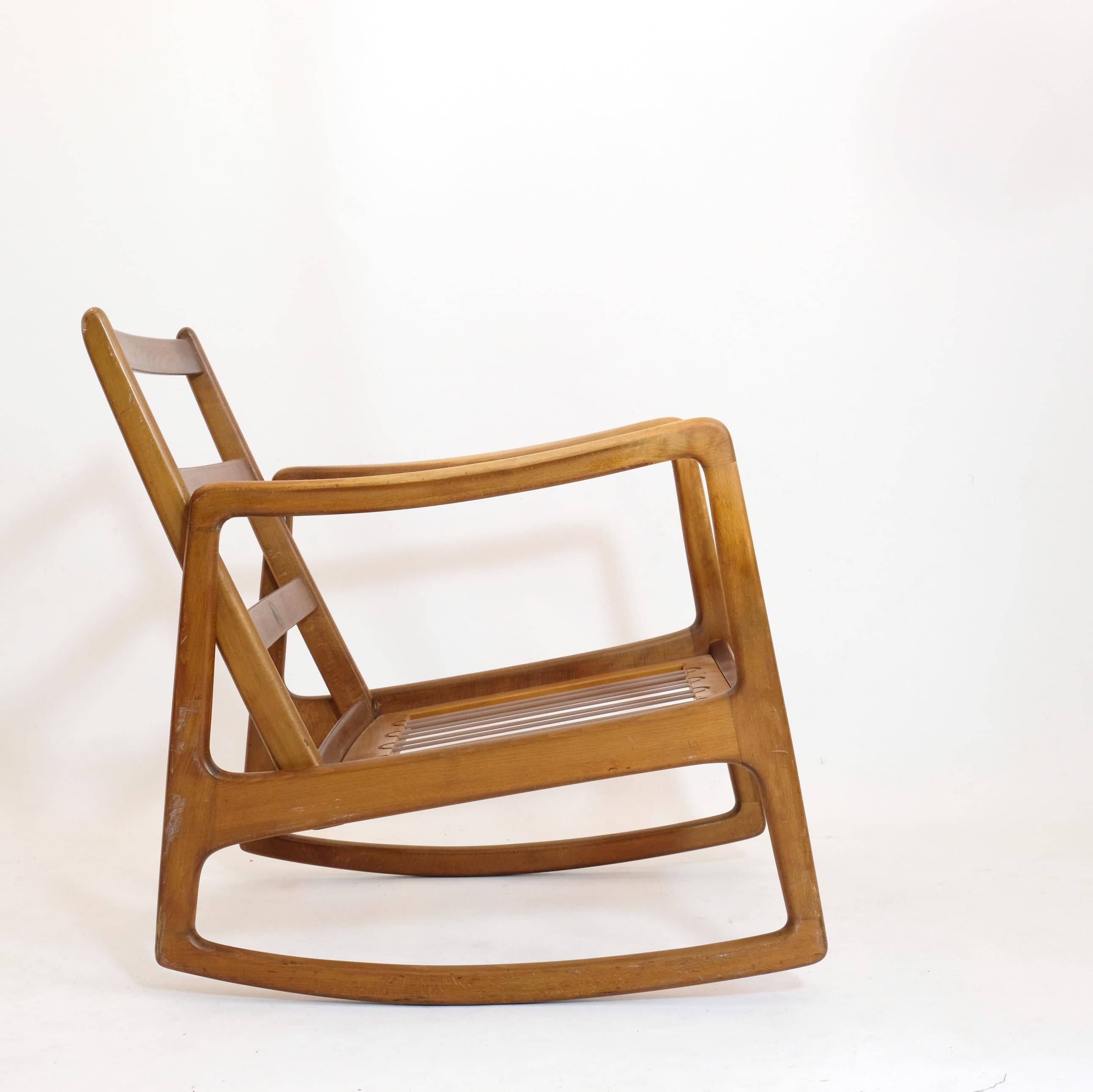 Ole Wanscher, FD110 rocking chair from the 1950s.