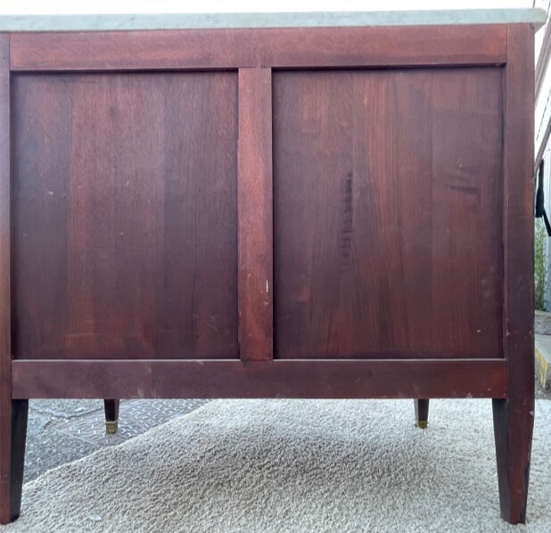 Louis XVI style chest of drawers by R. Brault