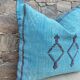 Handmade Moroccan silk cushion cover