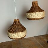 Pair of vintage pendant lights