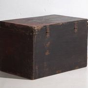 Antique Chinese chest painted in pine wood – China, circa 1900