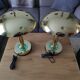 Paire de lampes champignon modèle Cima Lighting Industrial 1970