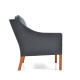 Padded of Borge Mogensen leather chair model 2207