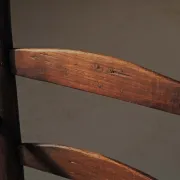 Fauteuil paysan en bois massif et paille, XIXᵉ siècle