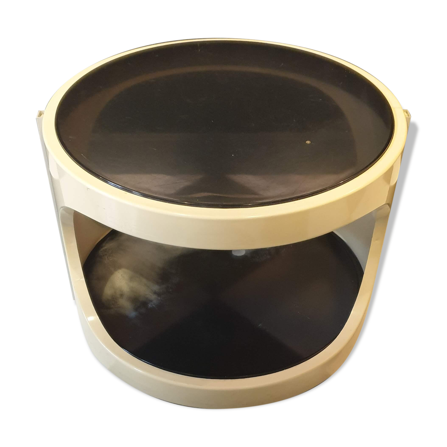 Seventies round coffee table