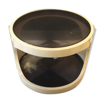 Seventies round coffee table