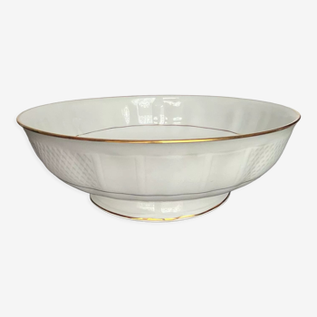 White porcelain salad bowl