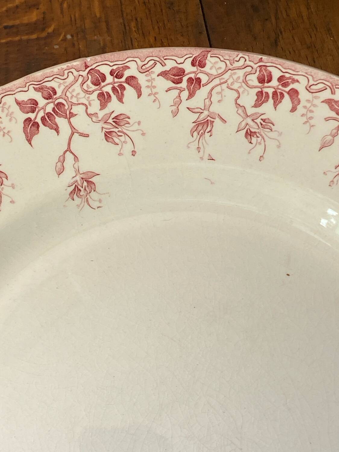 Large serving dish, ironstone, Cie Franco Anglaise