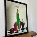 Vogue Magazine Cover 1925 Print, Eduardo García Benito art deco mirror
