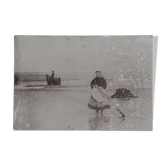 Photo old Brittany fishing and beach