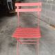 Folding steel chairs, set 2