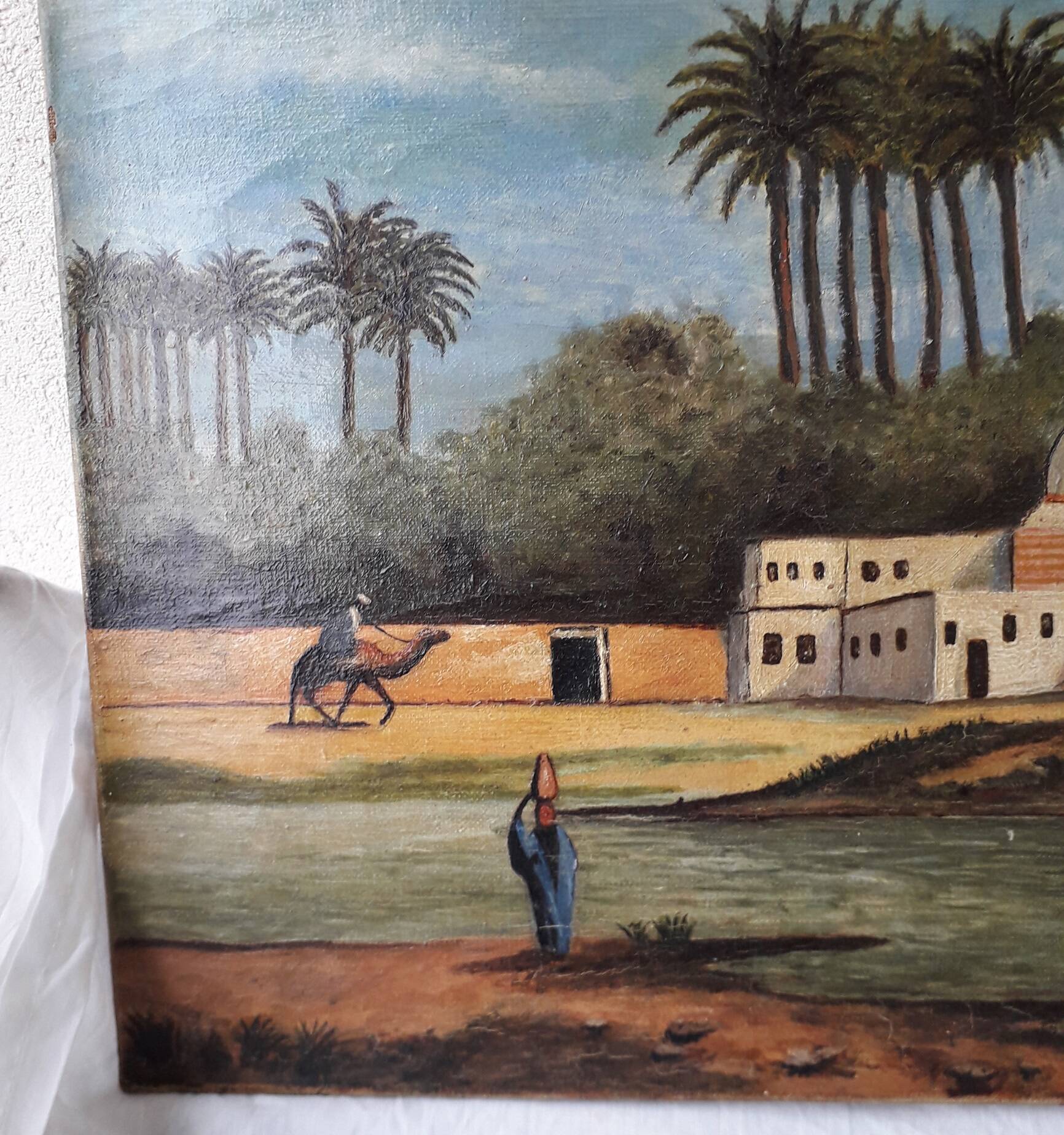 Signed orientalist painting