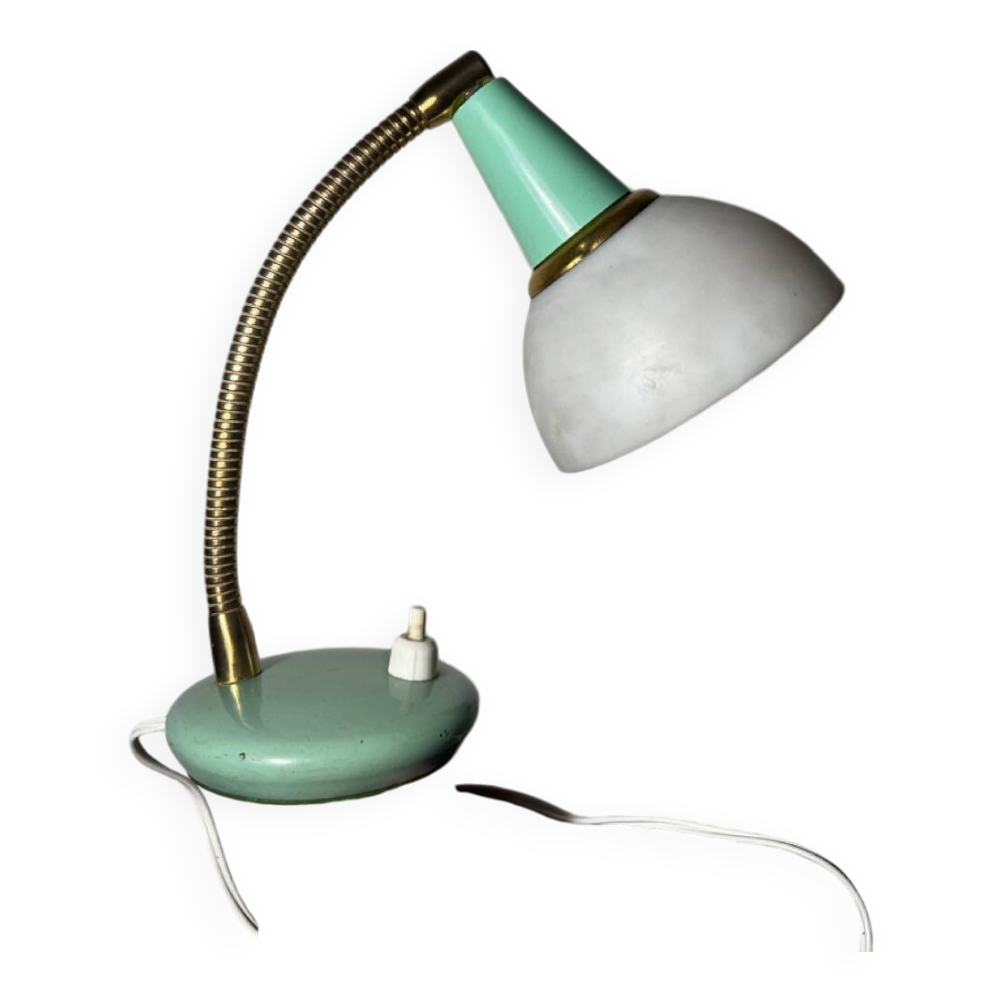 bedside table lamp, vintage mid-century anni '50, Italia