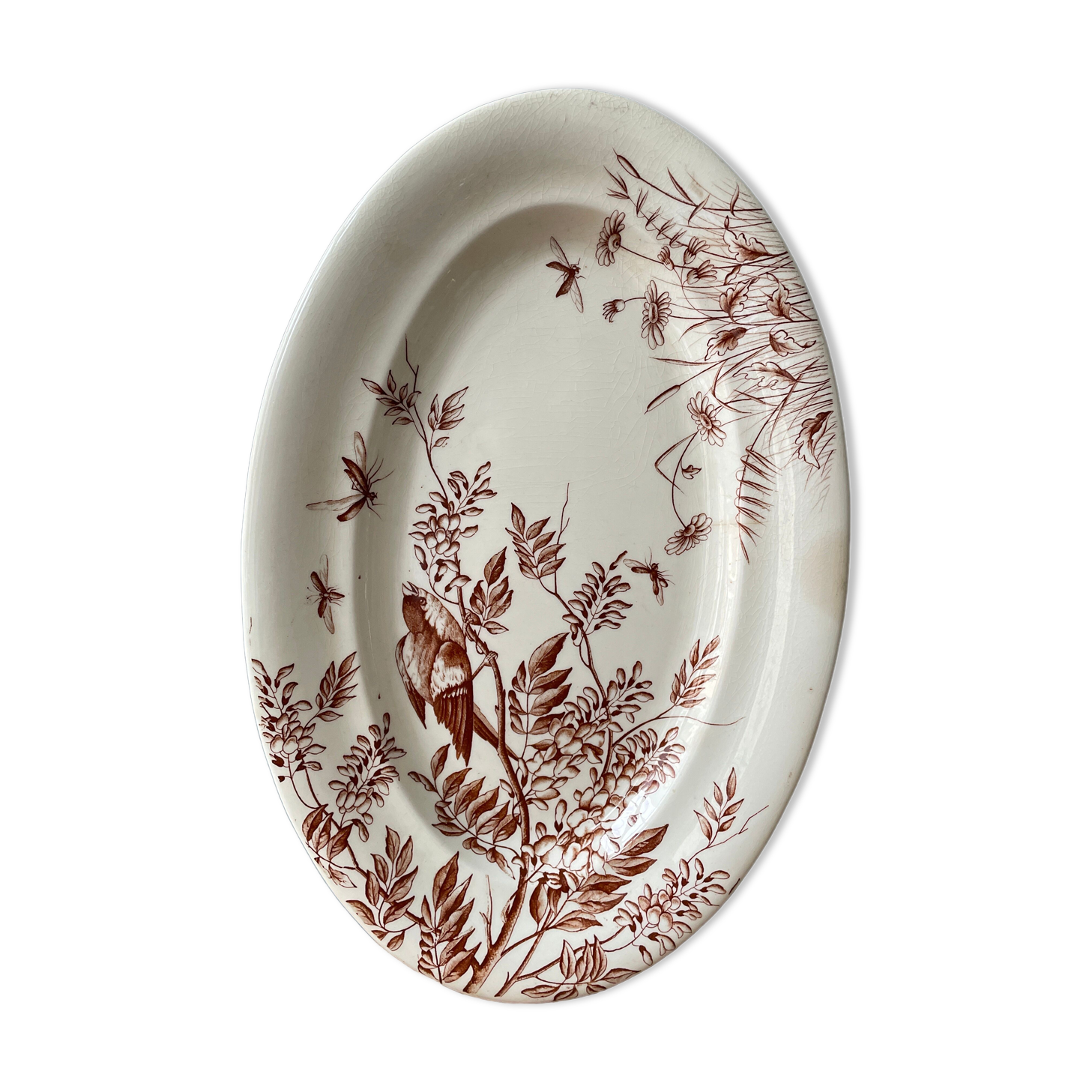 Oval flat iron earth, XIXth century