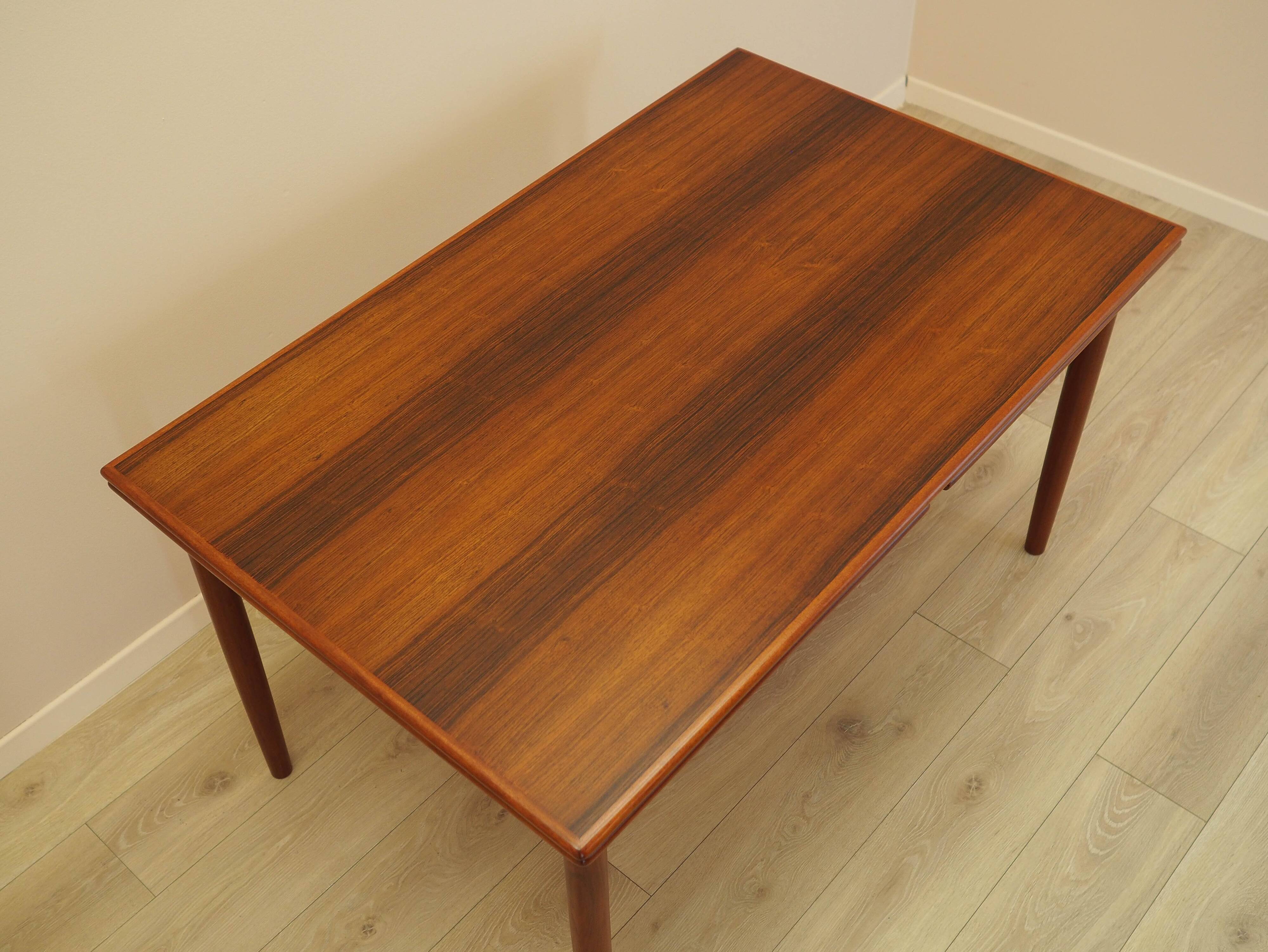 Rosewood table, Danish design, 1970s, made in Denmark