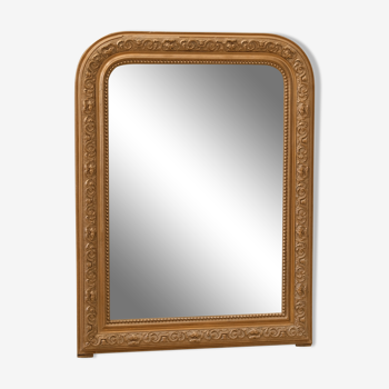 Mirror gilded frame in plaster 76cm x 57cm