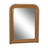 Mirror gilded frame in plaster 76cm x 57cm