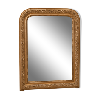 Mirror gilded frame in plaster 76cm x 57cm