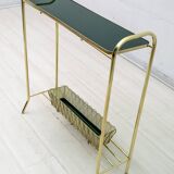 Attributed Gio Ponti Mid-Century Italian Spiral Brass Planter 1940