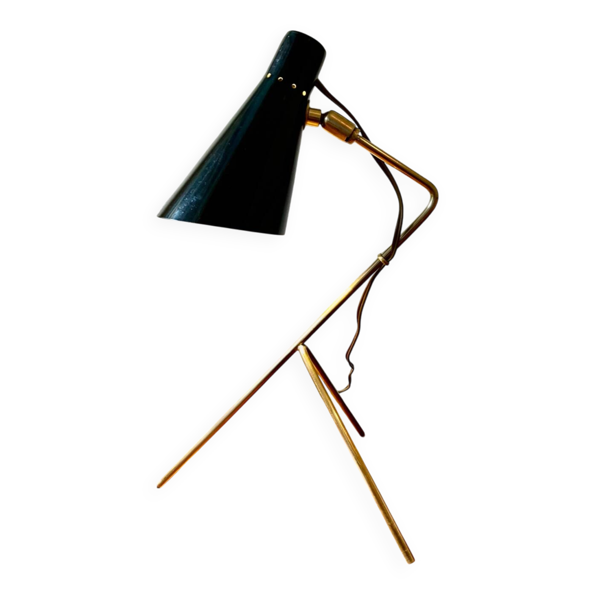 Lamps, tripod, "Stilnovo", 1950s