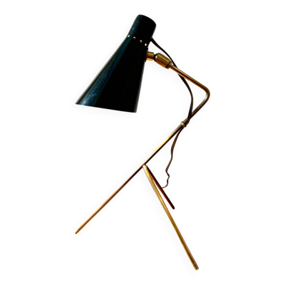 Lampe, tripode, « Stilnovo », années 50