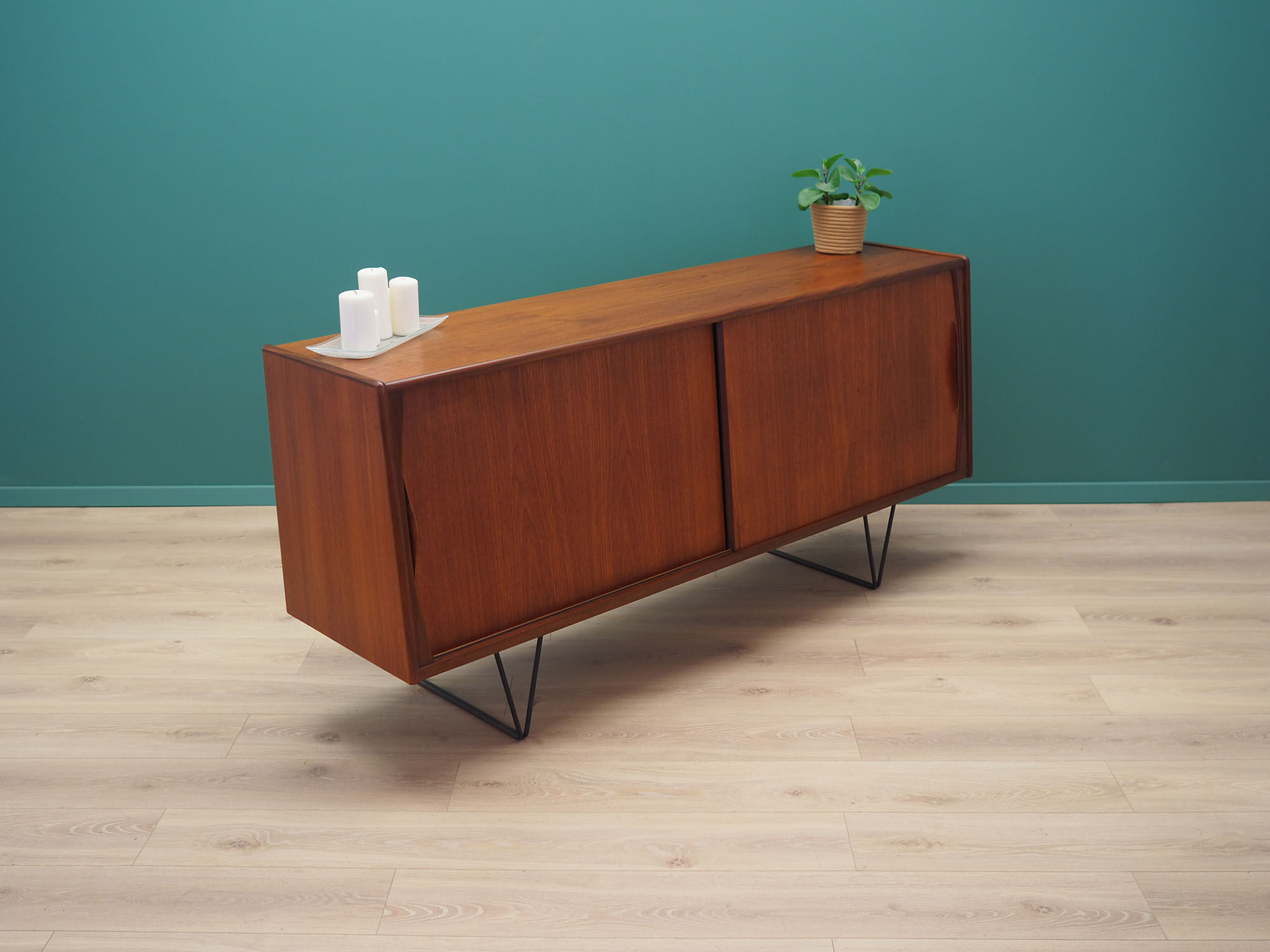 Teak sideboard, Danish design, 1970s, production: Denmark