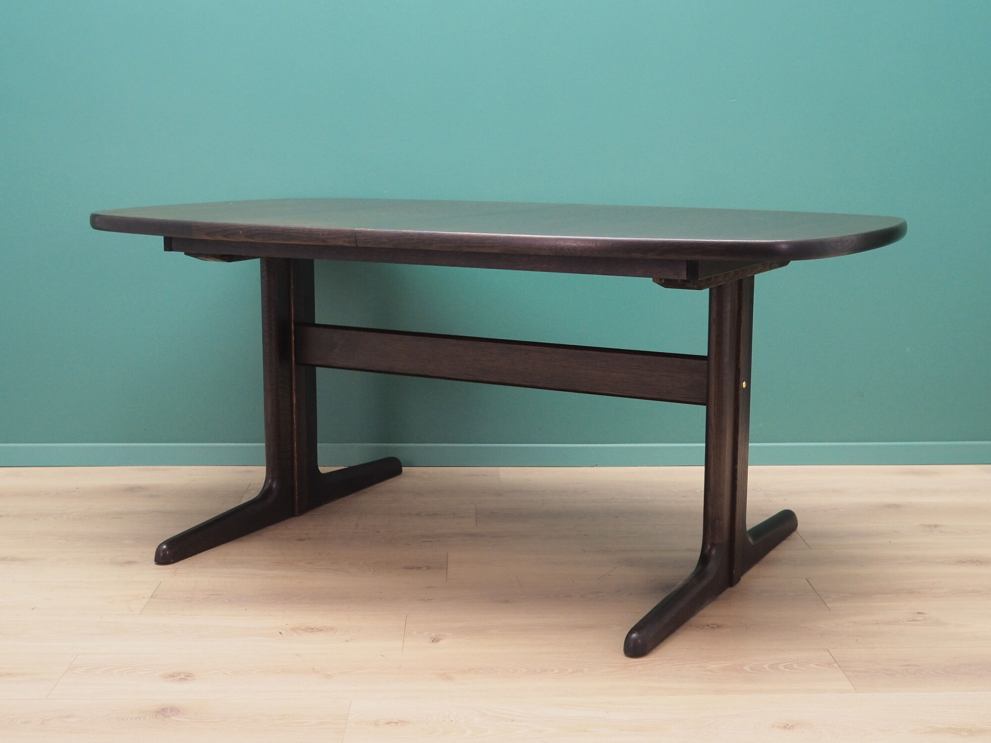 Table oak, Danish design, 70's, producer: Skovby