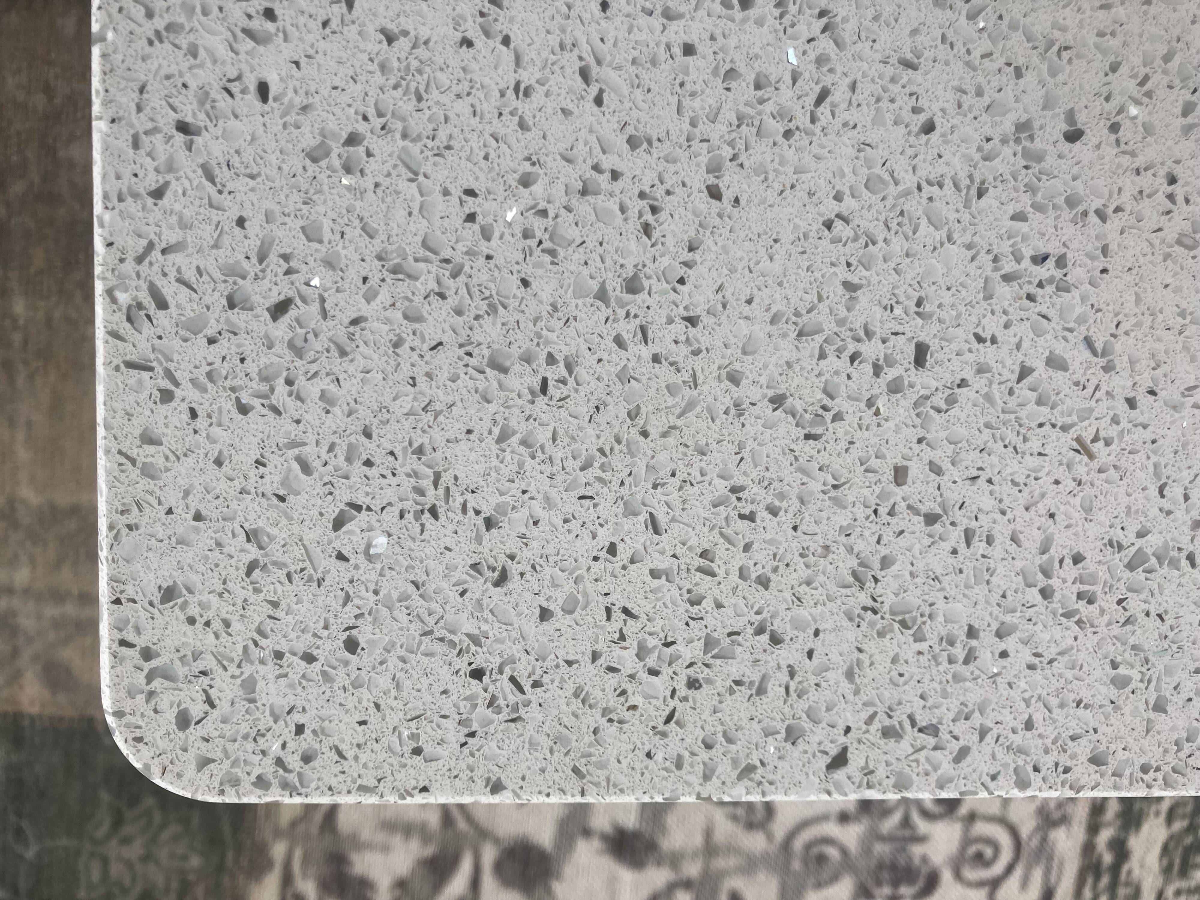 Design coffee table with double top Quartz