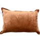Coussin velours corail 35x50 cm