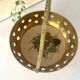 Brass cloisonne basket with handle – mid century circa 1950s art deco