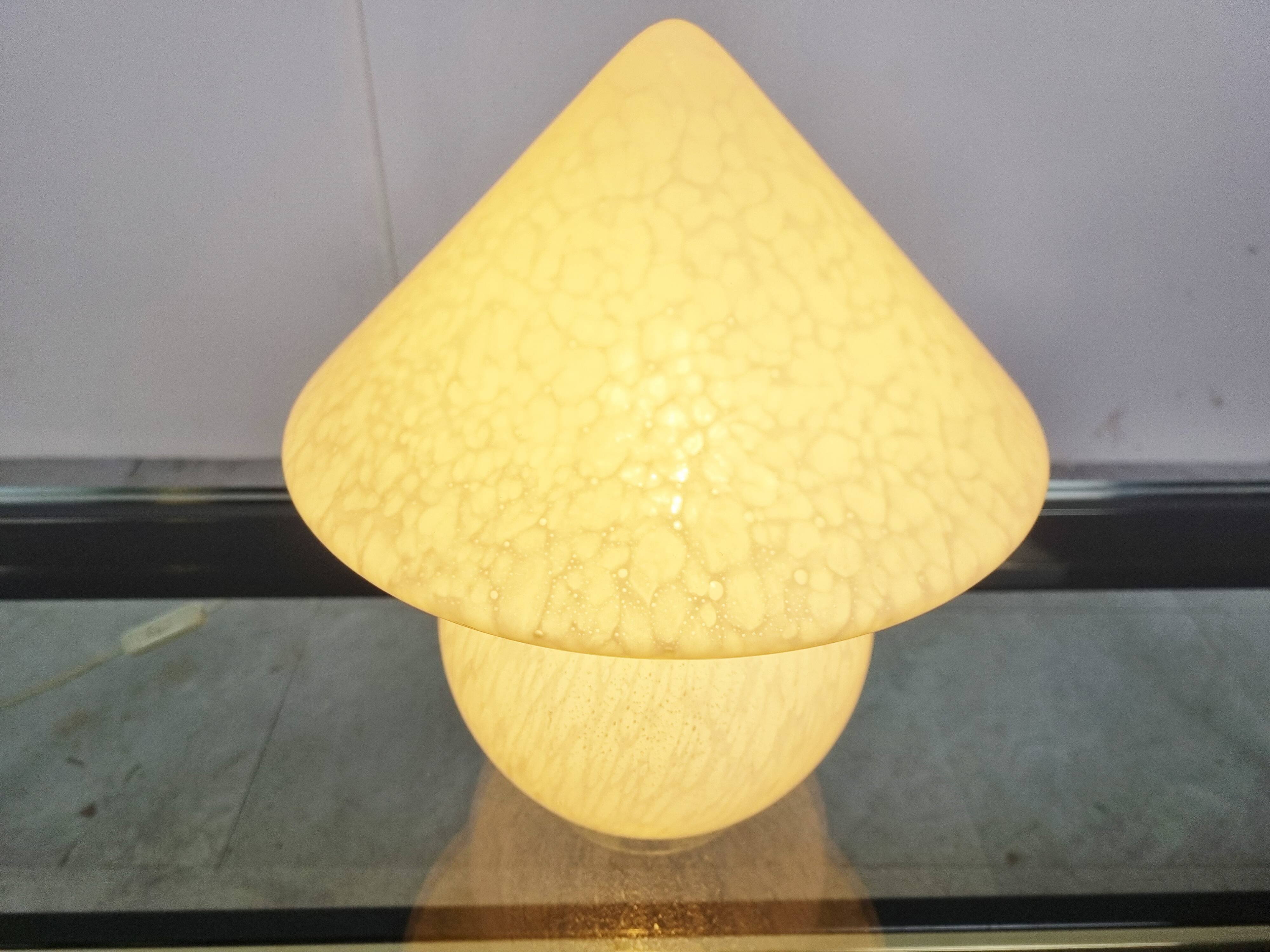 Vintage mushroom table lamp, 1970s