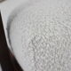 1940s large wing chair in wool boucle, restored