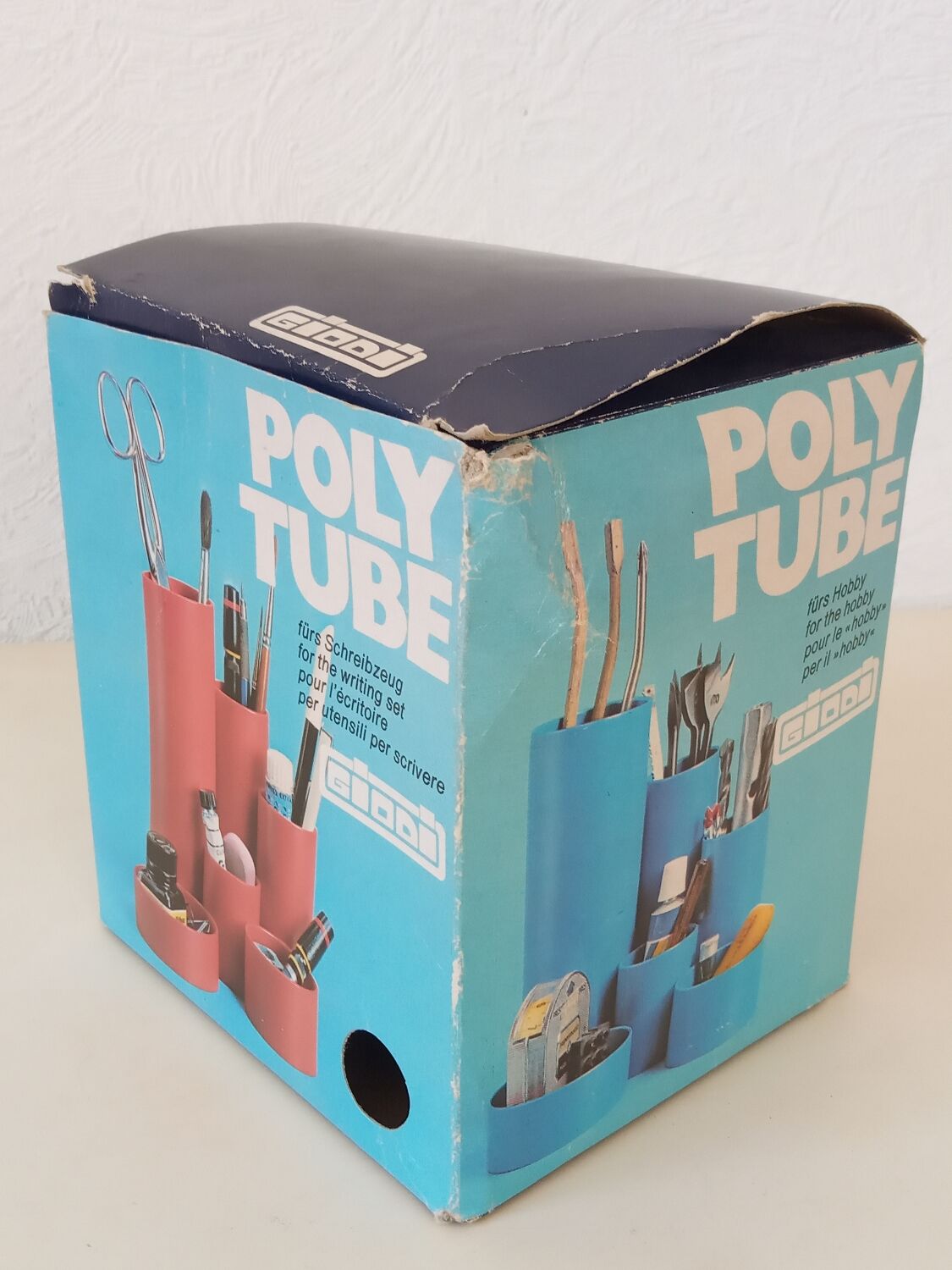Polytube pencil pot 70s