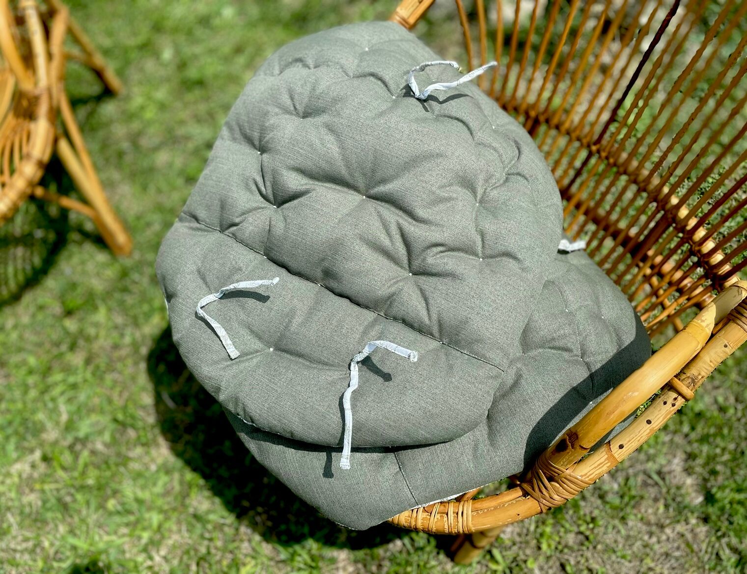 Restored garden furniture