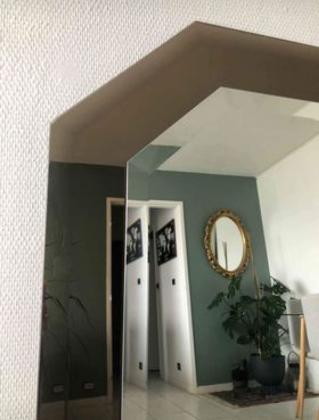Design mirror, 120x80 cm