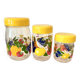 Glass jars The Perfect 70's vintage fruit décor
