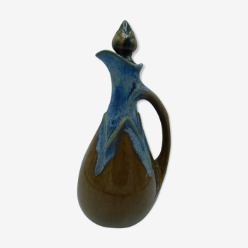 Denbac liqueur carafe - Blue and chocolate