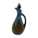Carafe à liqueur Denbac bleu et chocolat