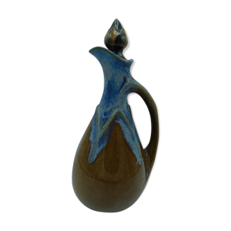 Denbac liqueur carafe - Blue and chocolate