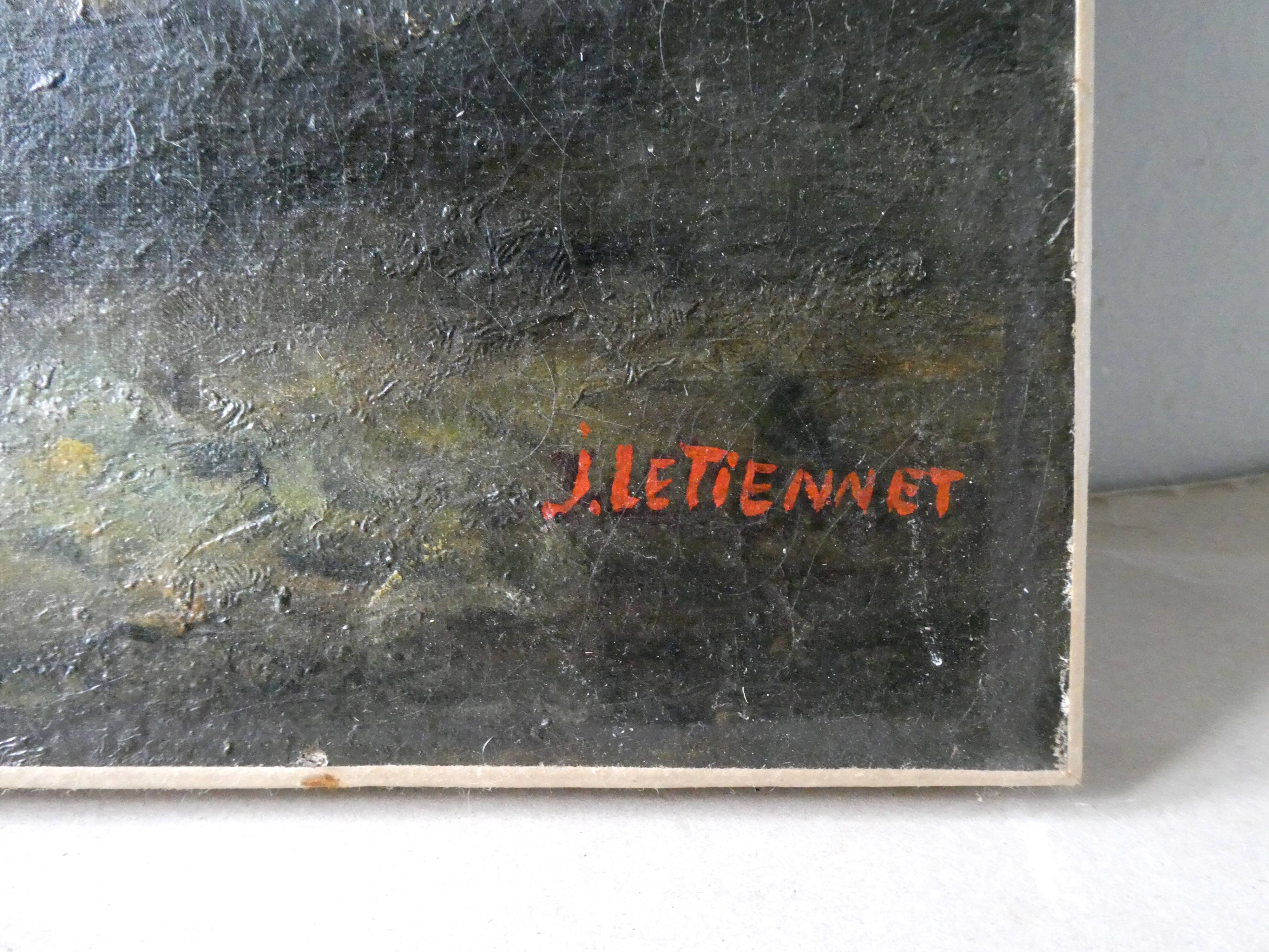 Painting, oil on canvas, still life, flower bouquet